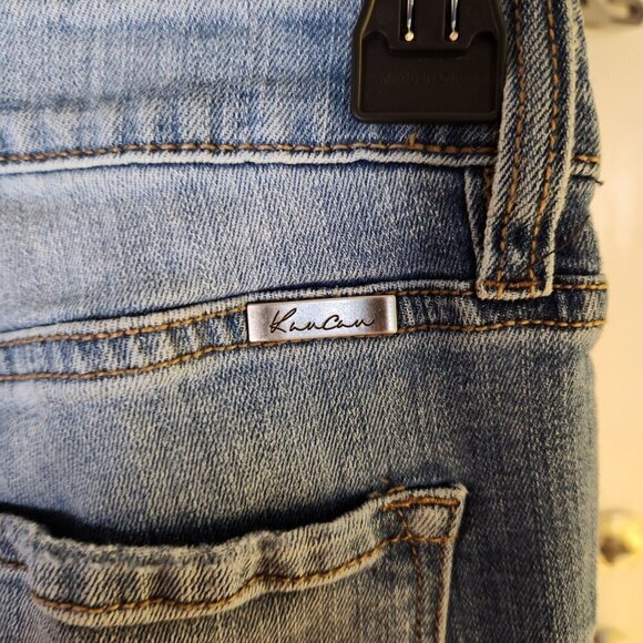 KanCan Florence Mid Rise Super Skinny Jeans Sz 3/25 Distressed Blue KC7103m - Picture 6 of 9